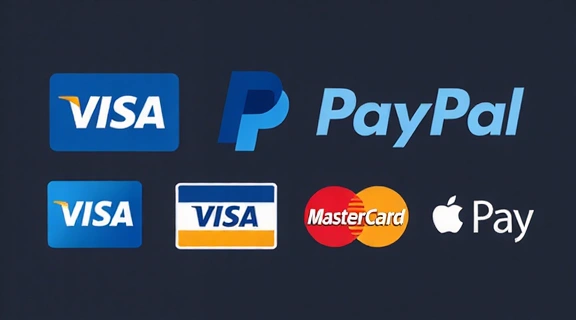 Various payment method icons